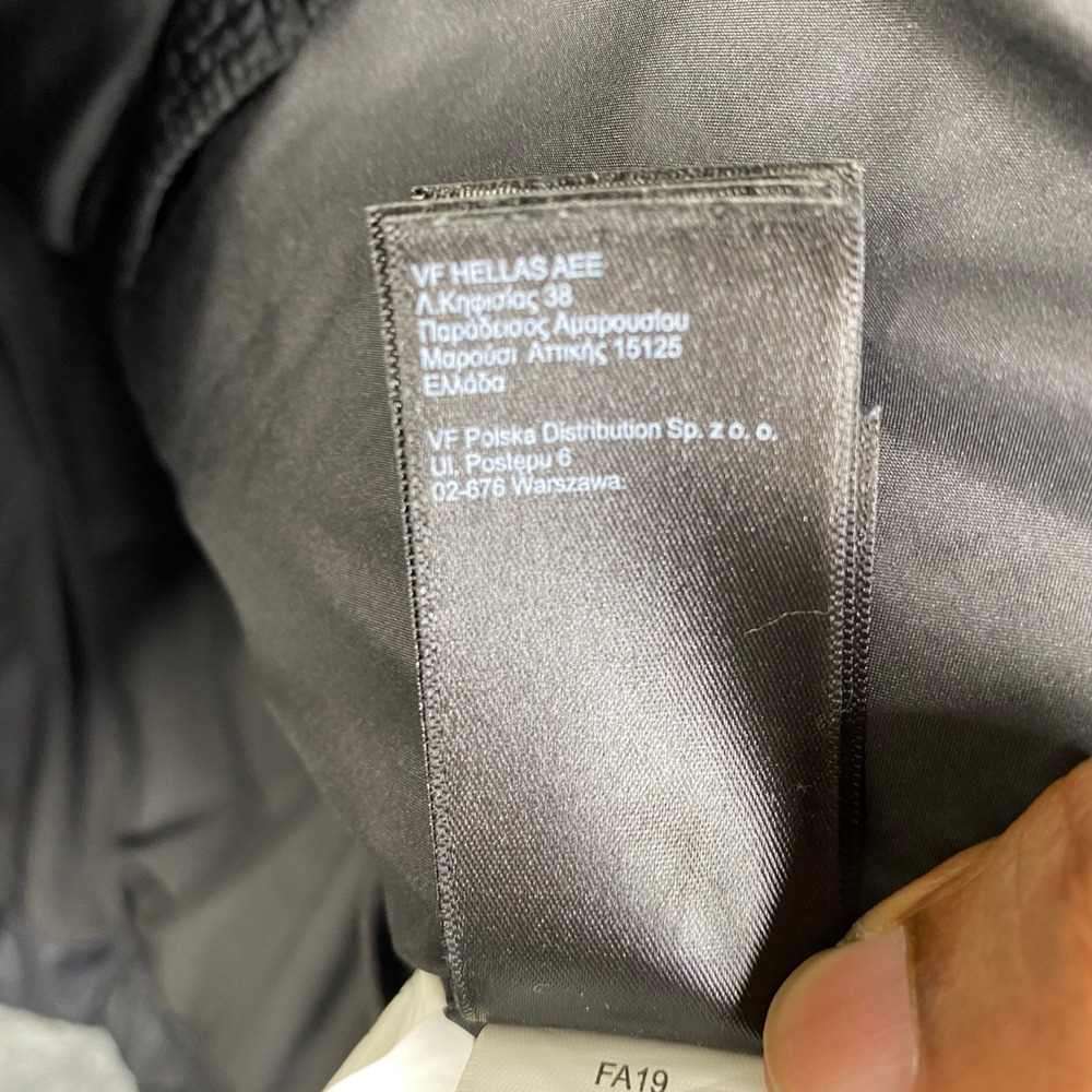 The North Face Womens Black Cross Quilted Down Puffer Jacket Small FA19 Zip Up - Picture 9 of 12